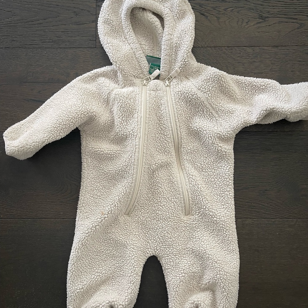 Infants' L.L.Bean Hi-Pile Fleece Bunting - Picture 3 of 4